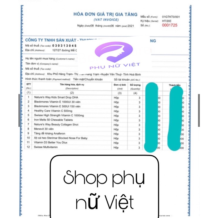 Vitamin E tự nhiên Blackmores Vitamin Natural E 500IU / 1000IU