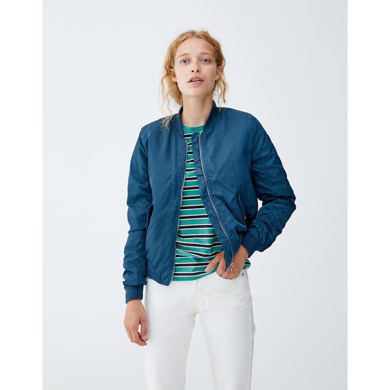 #Áo_bomber_pull&bear