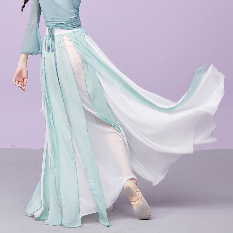 Trang Phục Biểu Diễn Múa Truyền Thống Trung Hoa Cổ Điển Thanh Lịch Cho Nữ