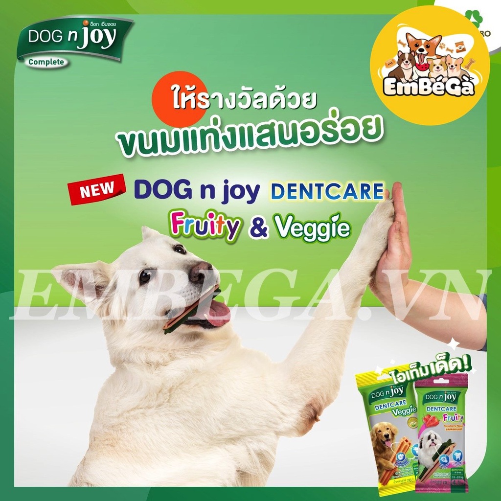 [DOGNJOY 2023] XƯƠNG GẶM SẠCH RĂNG DOG N JOY DENTCARE