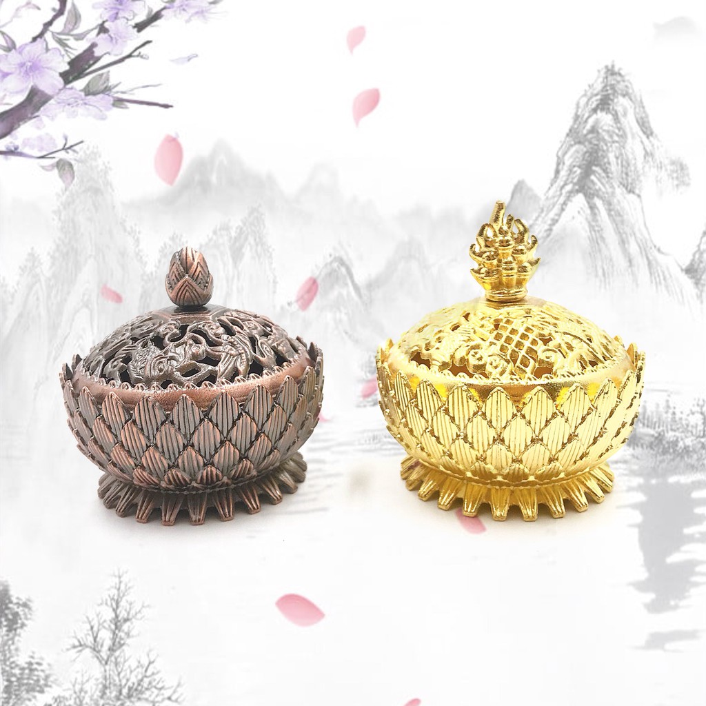 Lư xông trầm hình hoa sen nhỏ - LHSCn