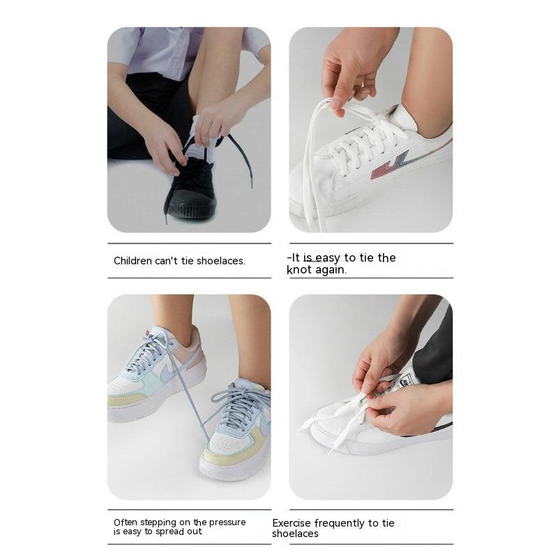 ✨COD✨Dây giày co giãn 8MM mở rộng mẫu mới Không cần buộc dây giày Khóa dây giày kim loại dây giày thông minh