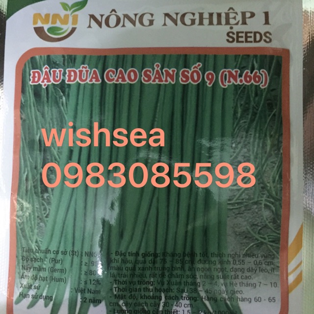 Hạt giống đậu đũa cao sản
