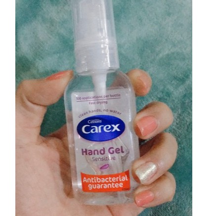 [Hàng UK] Gel rửa tay khô diệt khuẩn Carex 50ML