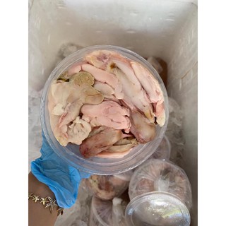 RUỘT CÁ LÓC LÀM SẠCH