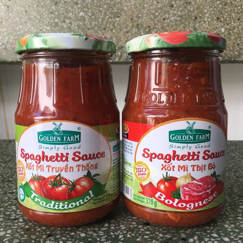 Xốt Mì Ý Golden Farm 370gr