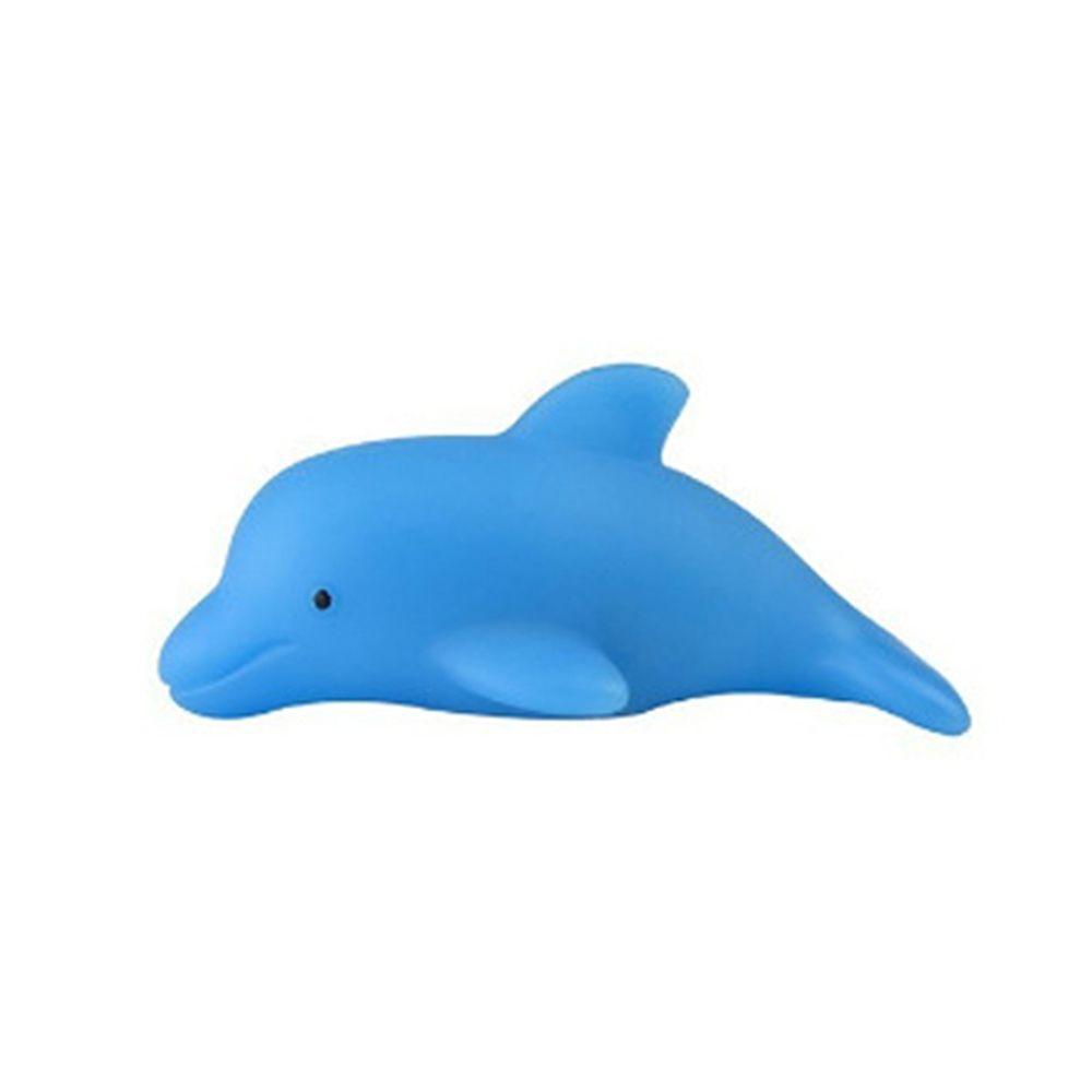 1 Đồ Chơi Cá Heo Nổi Trên Mặt Nước Có Đèn Led Phát Sáng Cho Bé Khi Tắm Biển / 1 Tuổi