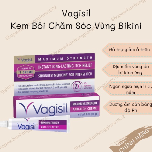 Kem Vagisil Bôi Vùng Kín Anti-Itch Creme