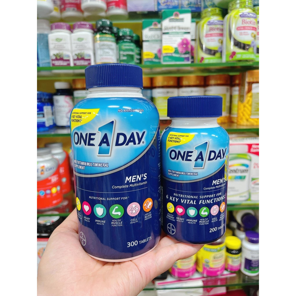 Viên Uống One A Day Multivitamin tổng hợp cho nam/nữ