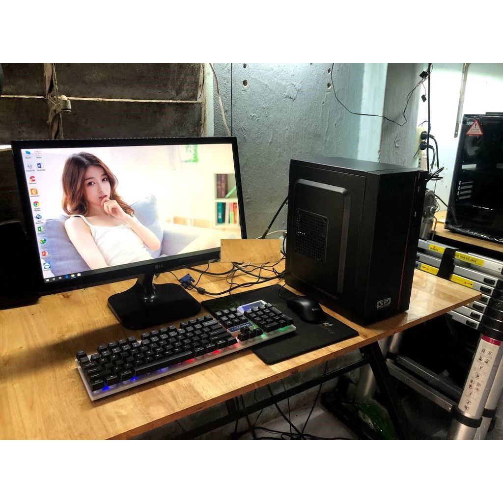 nguyên bộ máy tính văn phòng h81/g3240/ram4gb/ssd 120gb/ led 22 inch | BigBuy360 - bigbuy360.vn