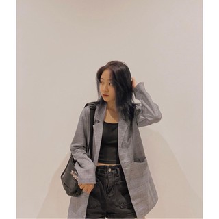ÁO BLAZER KẺ NỮ HÀNG VNXK