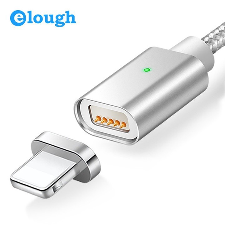 Cáp Sạc Từ Lightning Iphone Hít Nam Châm Elough Chính Hãng