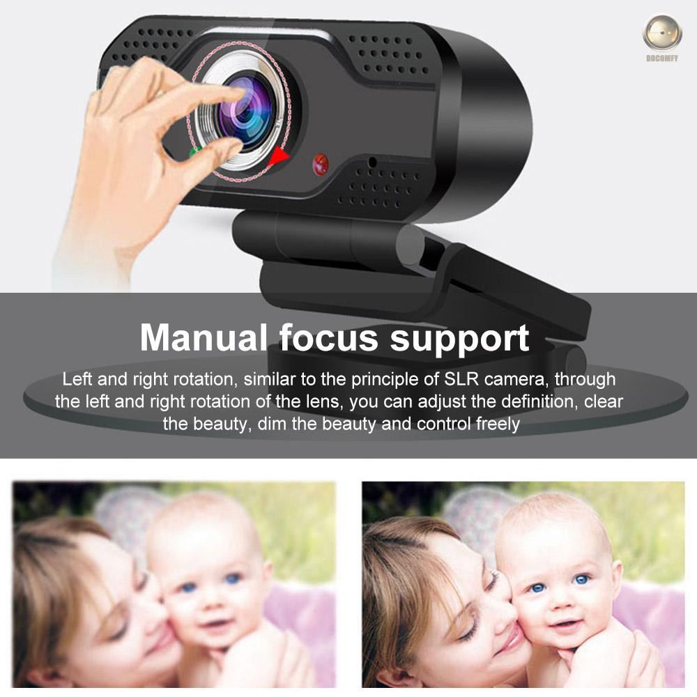 Webcam Kết Nối Usb Full Hd 1080p Kèm Mic Cho Máy Tính | BigBuy360 - bigbuy360.vn