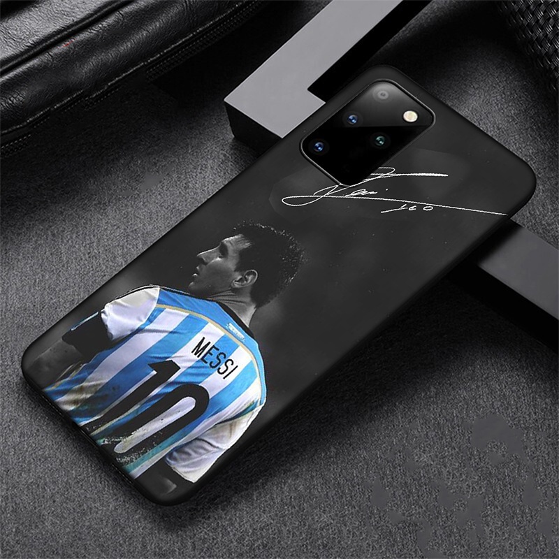 Ốp Điện Thoại tpu Dẻo Họa Tiết lionel messi Cho samsung galaxy a02s a31 a42 note 20 10 9 8 ultra plus lite note20 note10 lh50