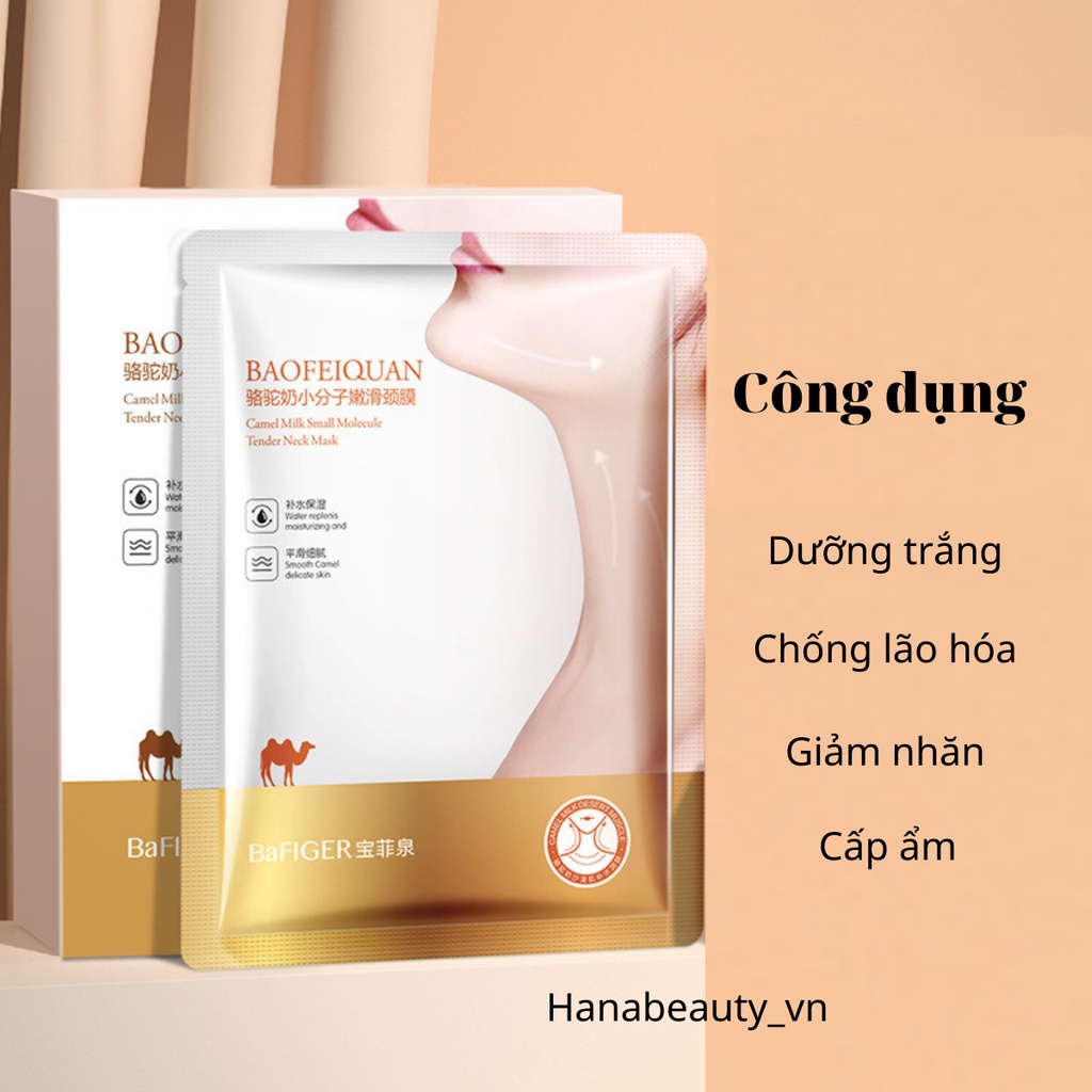 Mặt Nạ Baofeiquan Trắng Da Chống Lão Hóa Giảm Nhăn Vùng Da Cổ