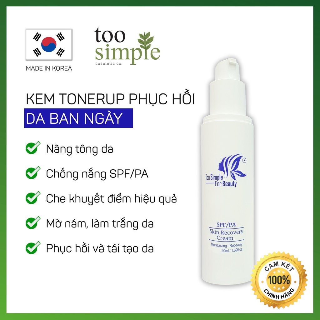 Kem tone up da ban ngày Too Simple For Beauty 50ml | BigBuy360 - bigbuy360.vn