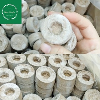 Viên nén xơ dừa ( Viên nén ươm hạt)_ Uơm Hạt Giống Kích Thích Nảy Mầm Nhanh_