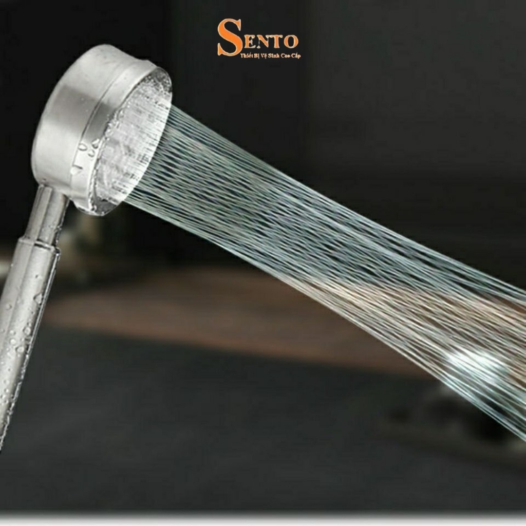 Vòi sen tăng áp inox nóng lạnh SENTO thiết bị nhà tắm ST27