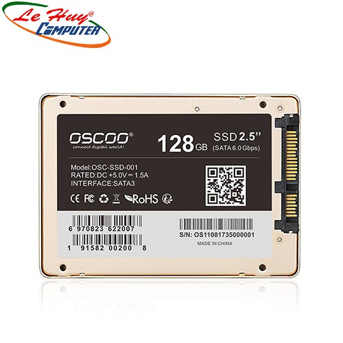 [Mã ELMS05 giảm 5% đơn 300k]Ổ cứng SSD OSCOO 128GB Gold SATA 2.5" - Chính Hãng | BigBuy360 - bigbuy360.vn