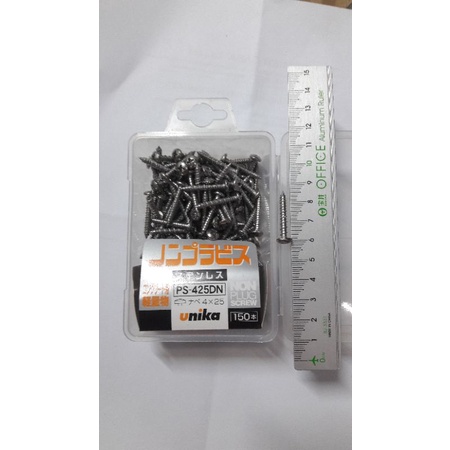 Vít inox bắt tường, bê tông Unika không dùng tắt kê