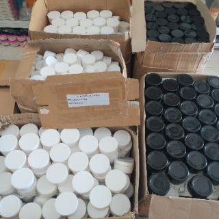 Hủ đựng kem body 200g đen