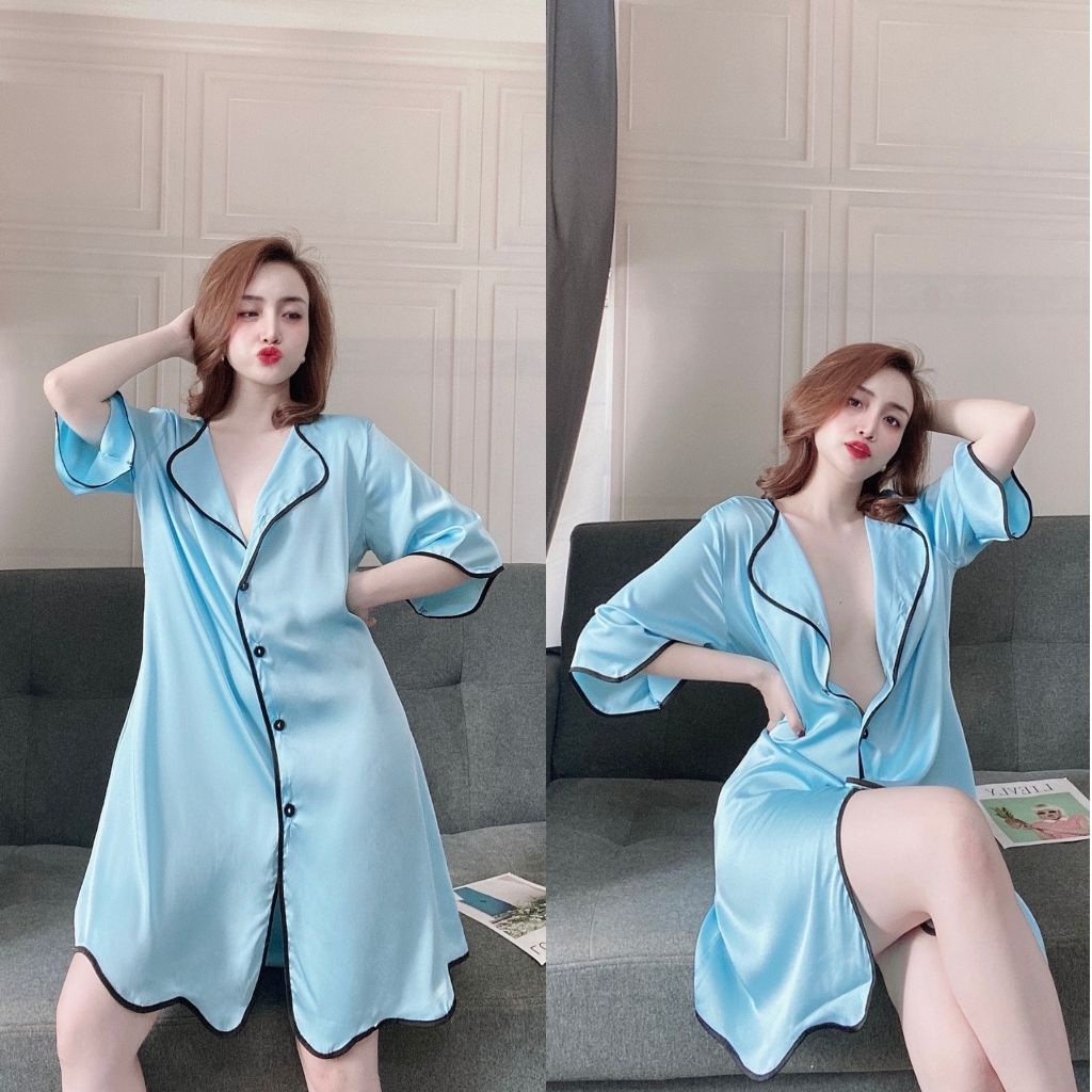 Váy ngủ sexy ❣️FREE SHIP❣️ Đầm ngủ sexy lụa Latin Chất Siêu Mát Dáng Siêu Xinh
