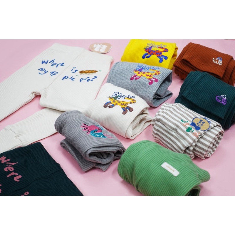 (90,100,110)Legging thun gân cotton Hàn Quốc các loại