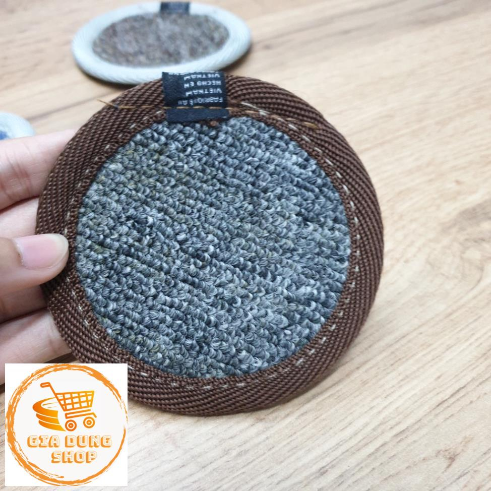 Miếng Lót Ly Lót Đế Cốc Ly Bằng Vải nỉ Siêu Thấm Nước
