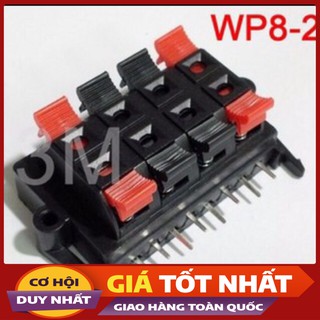 Cầu đấu dây loa kép 8 chân