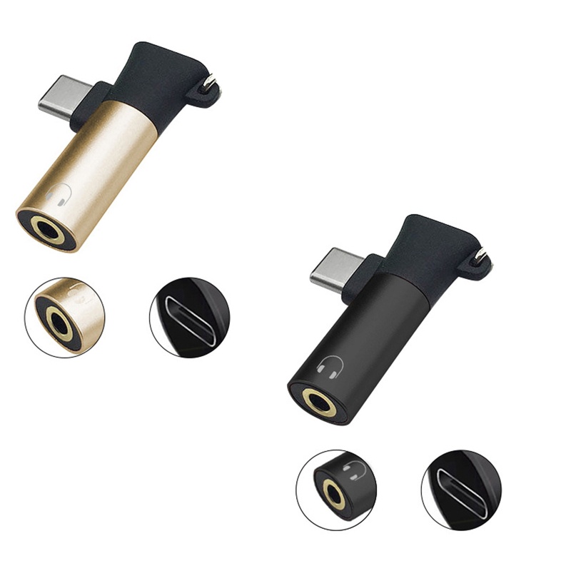 Dây Cáp Sạc Kết Nối Đa Năng 2 Trong 1 Type C Sang 3 5mm Cho P30 Mi 8 6