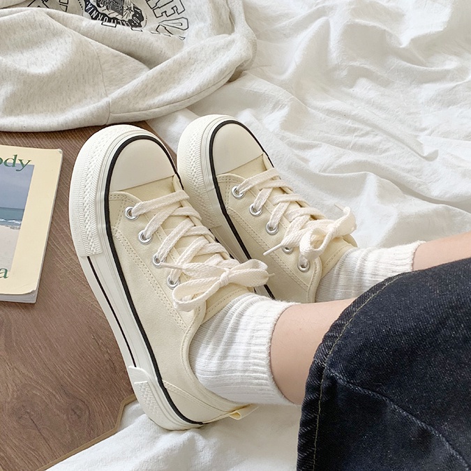 Mistery Giày Bata Trắng Thời Trang Năng Động MIS-812