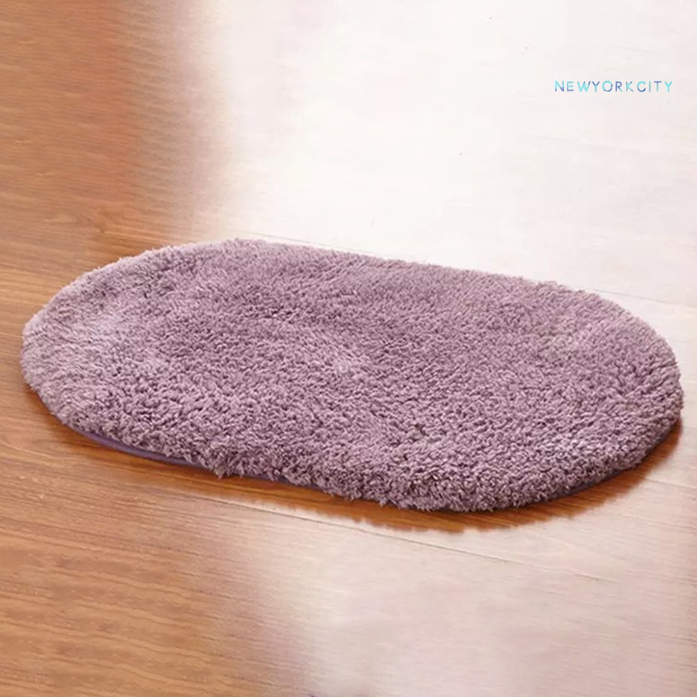 Thảm Lót Sàn Lông Nhung Thấm Hút Nước Chống Trượt Nhiều Màu Sắc