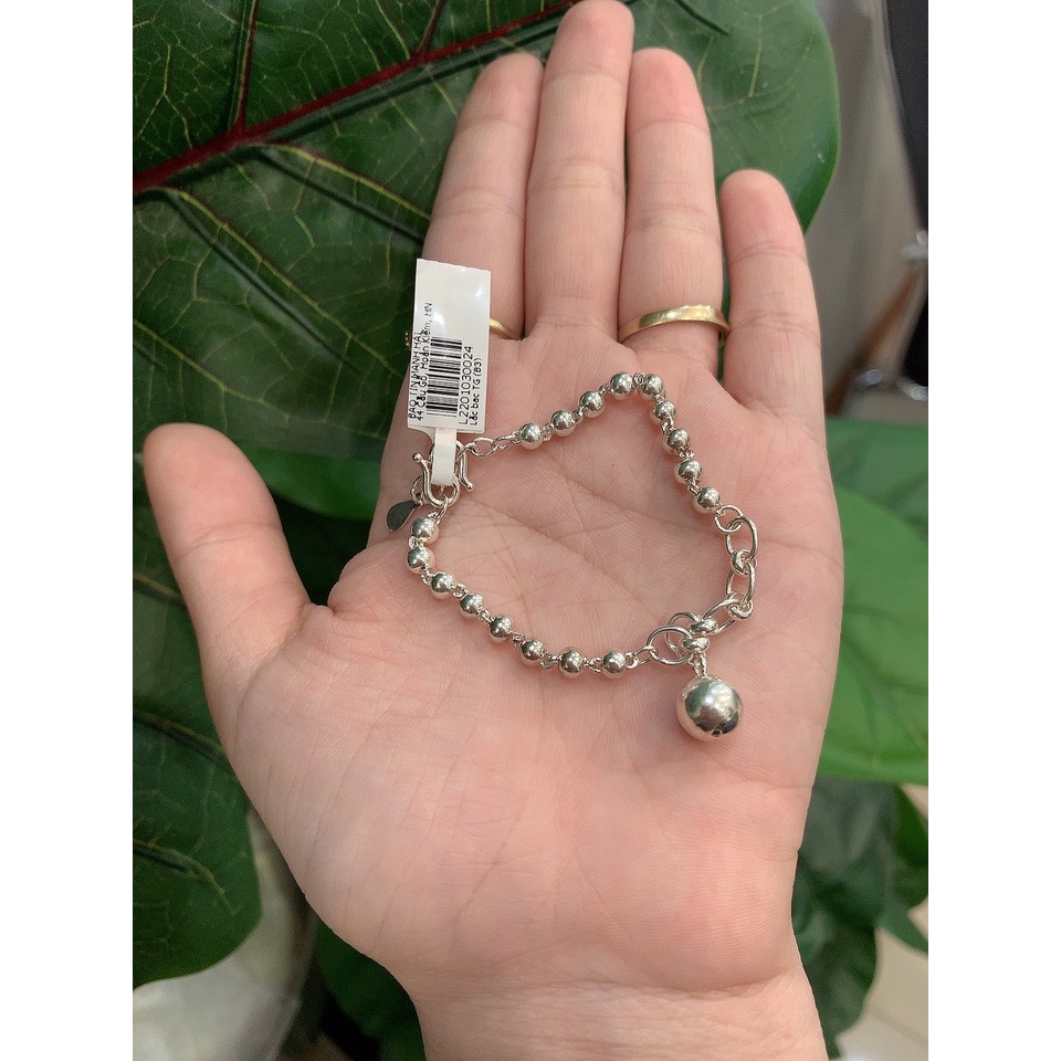 Lắc tay bi trẻ em bạc ta cao cấp sáng sáng bóng phong cách Kute LB01 Bảo Tín Mạnh Hải | BigBuy360 - bigbuy360.vn