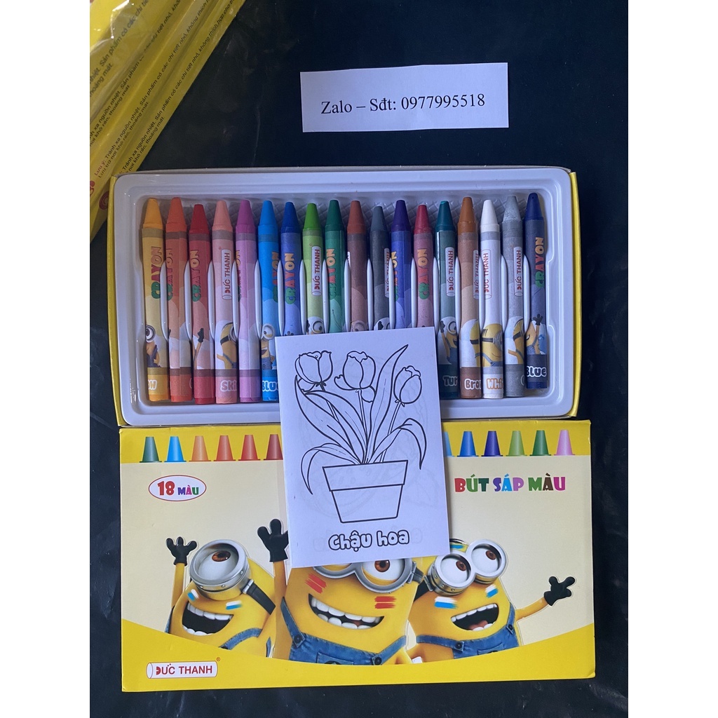 Sáp Màu Đức Thanh 18 Màu Đẹp