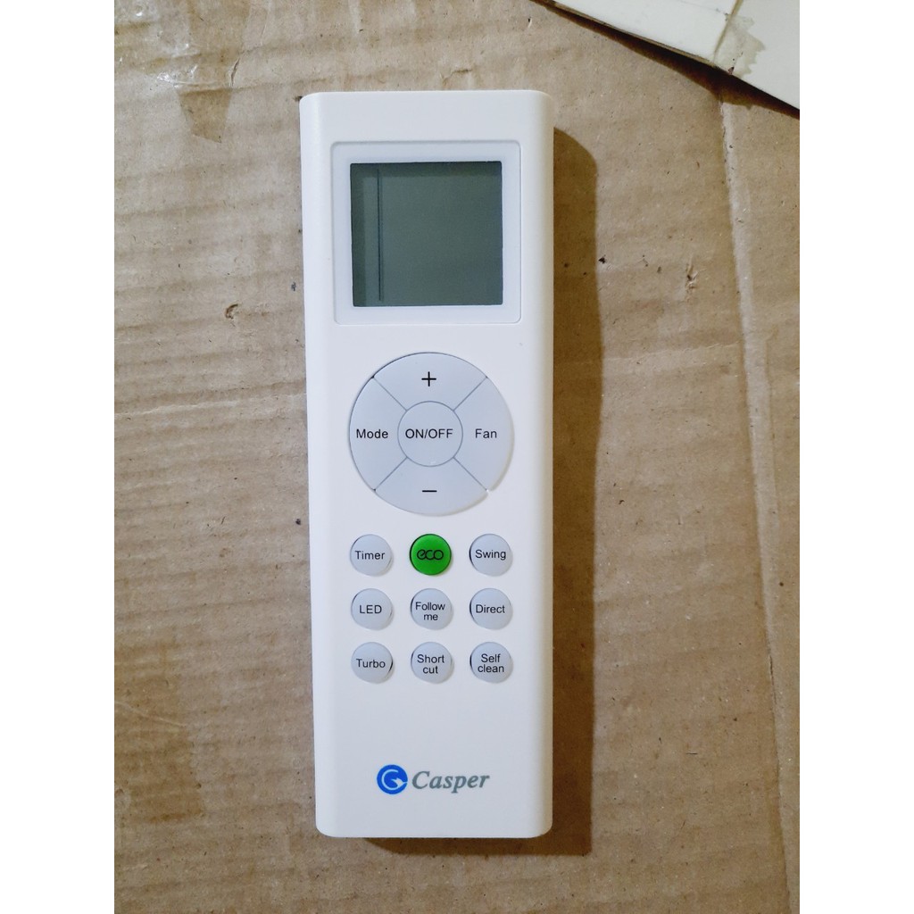 Remote điều khiển điều hòa casper nút xanh eco mẫu mới