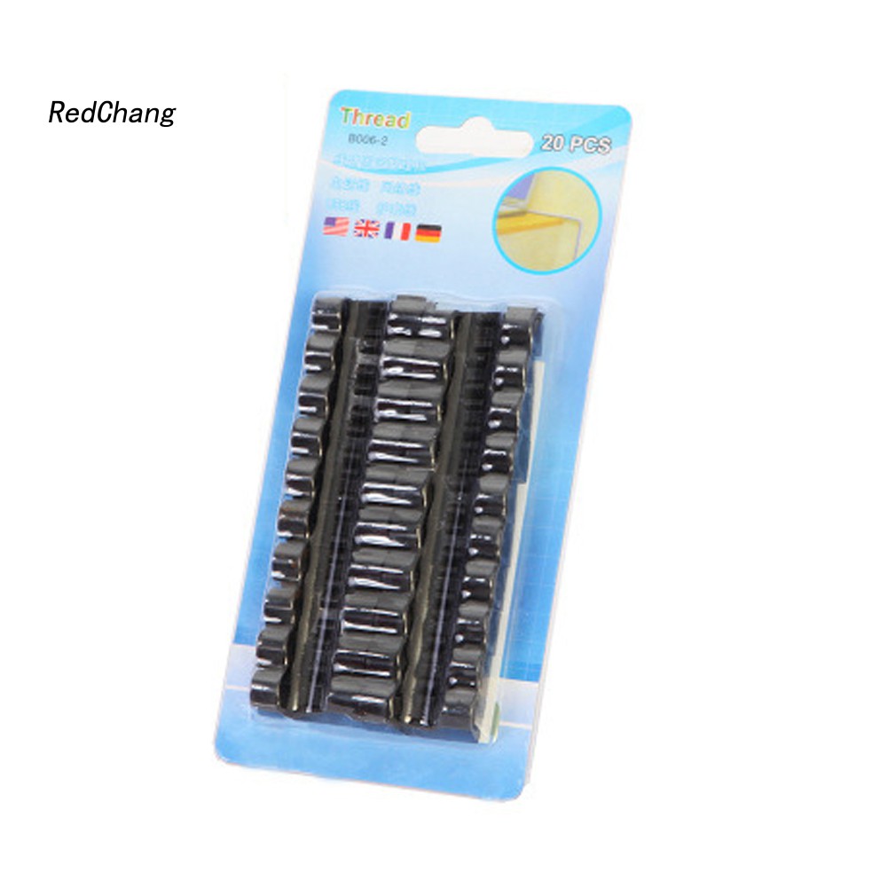 Set 20 Kẹp Cố Định Dây Cáp Tiện Dụng