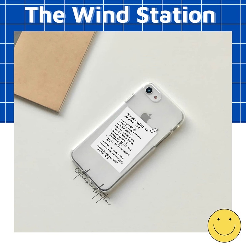 Ốp Lưng iPhone The Wind Station Ốp Trong Things To Do With You