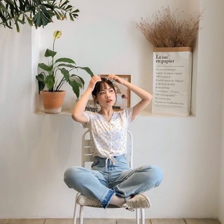 Áo thun cột gút Petite knot SODA POP