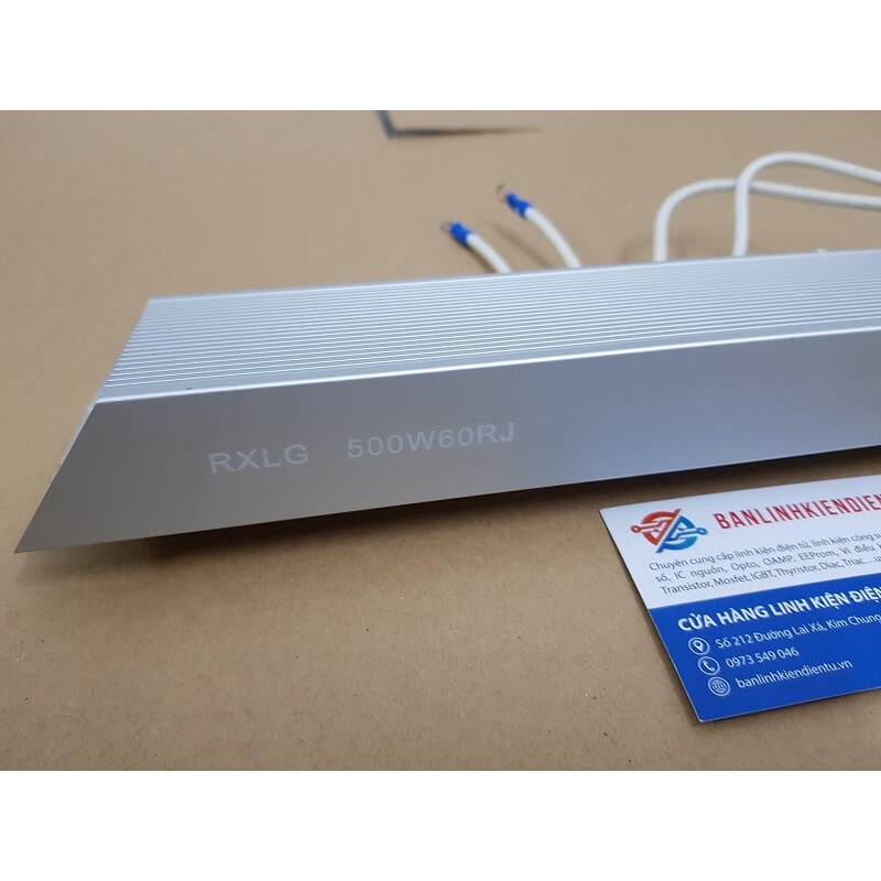 Điện trở công suất, điện trở xả RXLG 500W60RJ ( 500W 60RJ ) 285x60x30mm