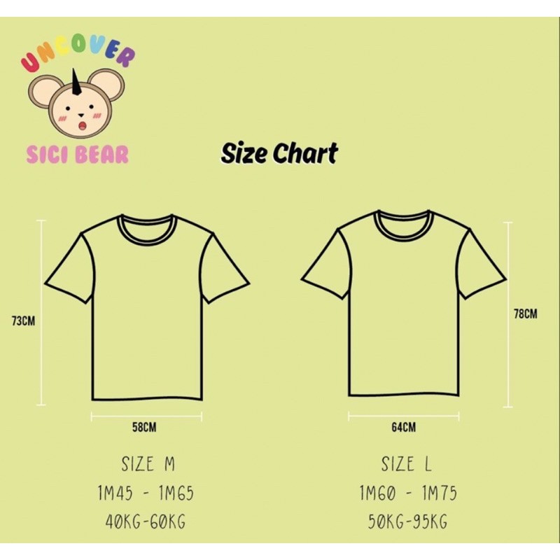 Tee basic đen Uncover chính hãng/Áo thun nam nữ