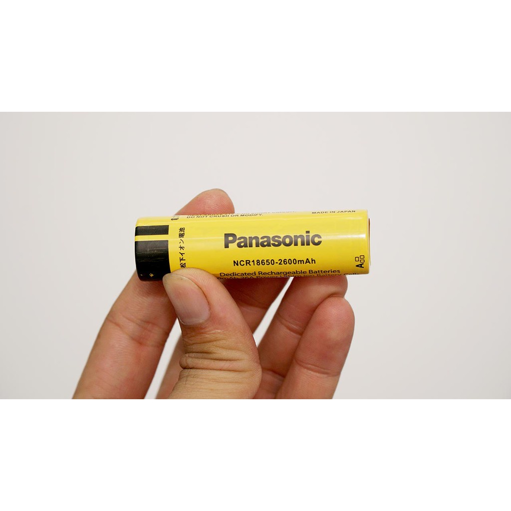 Pin 18650 Panasonic 4.2V 2600mAh 5C 10A 18.0Wh ( Chính Hãng )