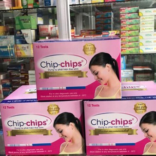 (chính hãng) Combo 12 que thử thai Chip Chips