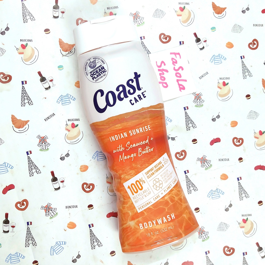 Sữa tắm nữ cao cấp COAST 532ml Mỹ Care Body Wash dưỡng ẩm thơm dịu khủ mùi soap