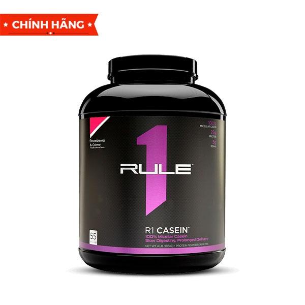 Sữa nuôi cơ ban đêm Rule1 R1 Casein, 4.0 Lbs (55 Servings) nhập khẩu Mỹ - Gymstore tổng hợp protein, phát triển cơ bắp