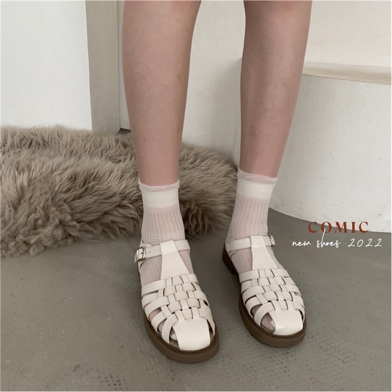 Sandal Gladiator style Hàn 1025-2 Comic