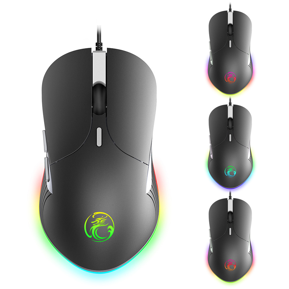 Chuột Gaming Mimice X6 6 Nút Rgb Có Dây Và Đèn Led Cho Laptop