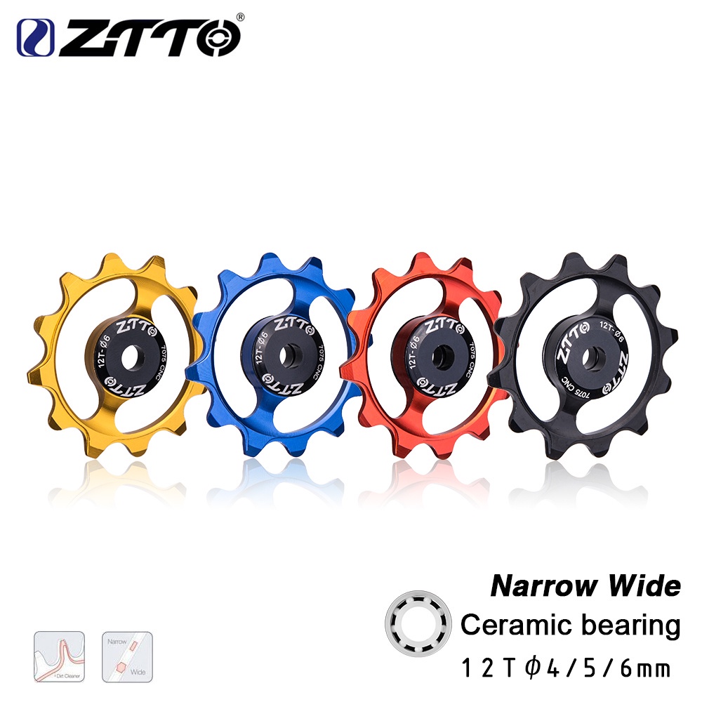 Bánh răng ZTTO cùi đề xe đạp MTB 12T kích thước 4mm 5mm 6mm