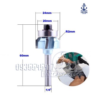 Mũi gọt cạnh chỉ cốt 6.35 ( Có 3 Cỡ Mũi )