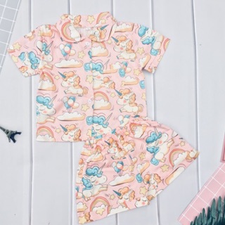 [GIẢM GIÁ] Pyjama thô lụa 100% cotton cho mẹ và bé