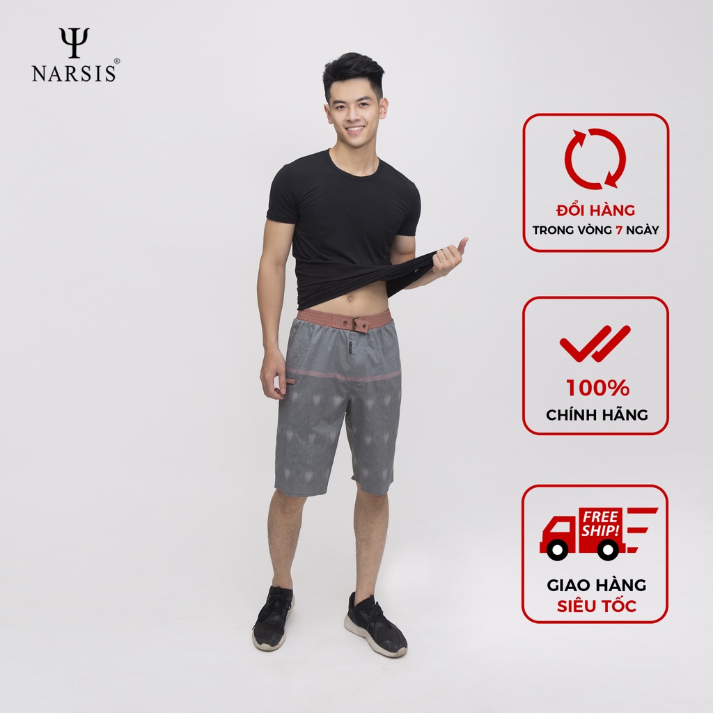 Quần short đi biển nam narsis S8018
